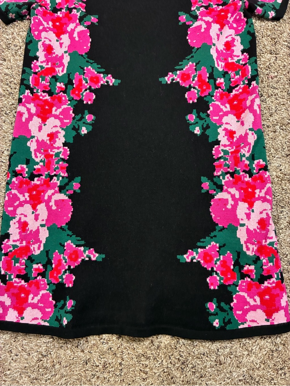 Tuckernuck Climbing Roses Marie Knit Jacquard Mini Dress - Picture 11 of 13